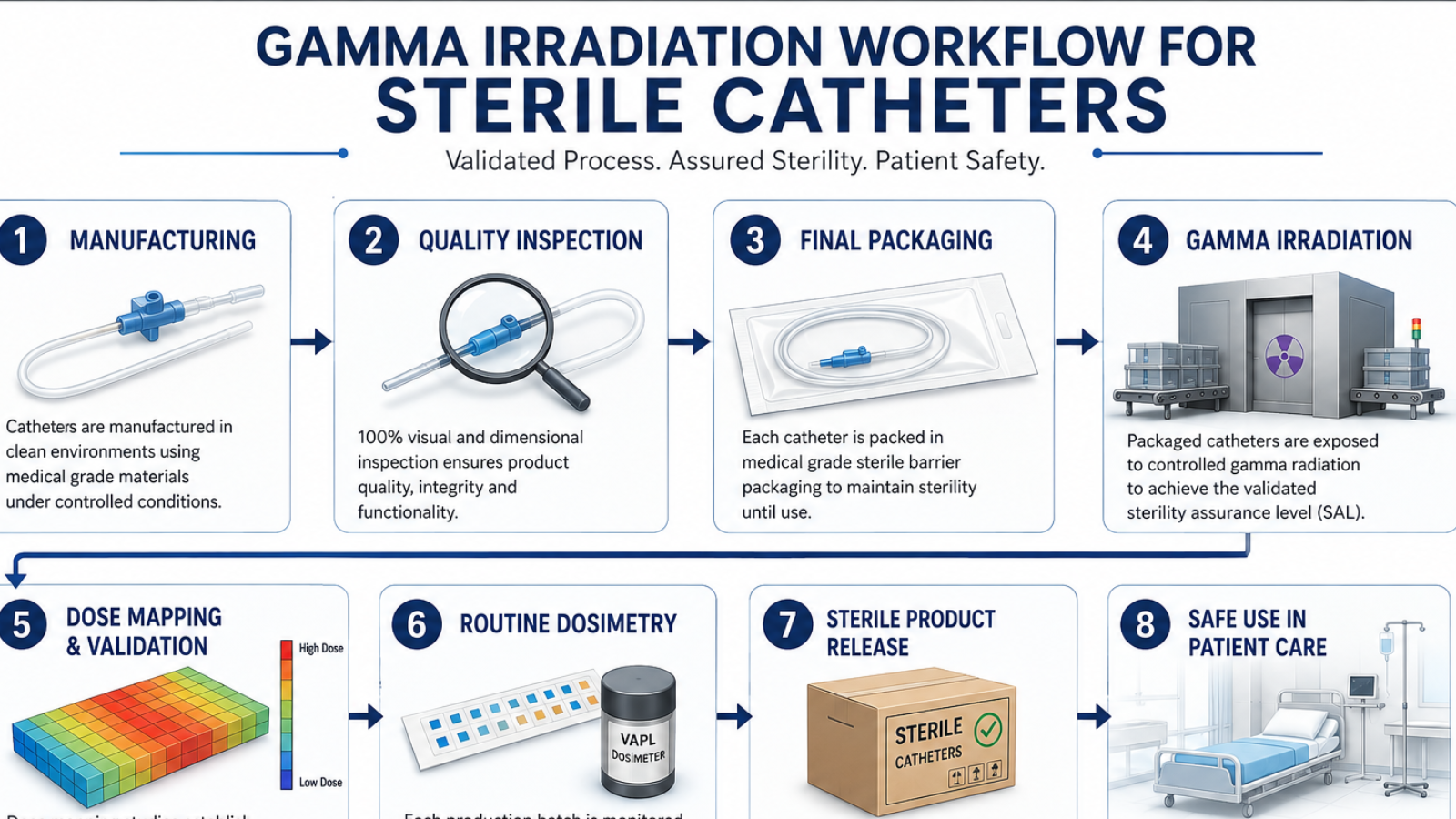 Sterilisation of Catheters